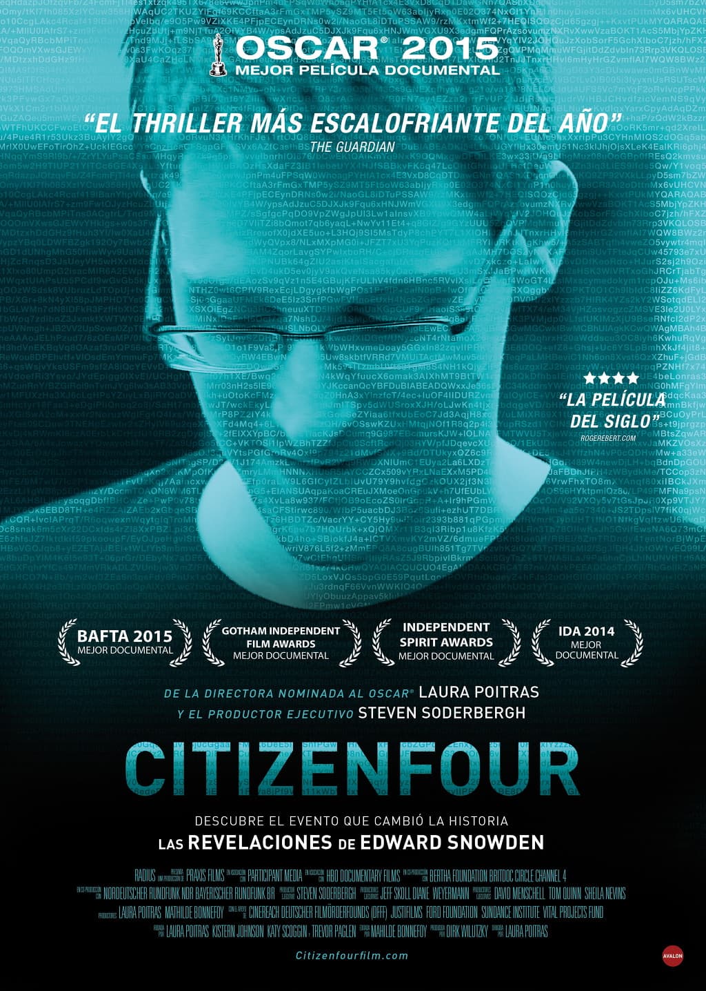 ดูหนังออนไลน์ฟรีเรื่อง Citizenfour (2014) แฉกระฉ่อนโลก [ซับไทย] ดูหนังออนไลน์ HD พากย์ไทย HD