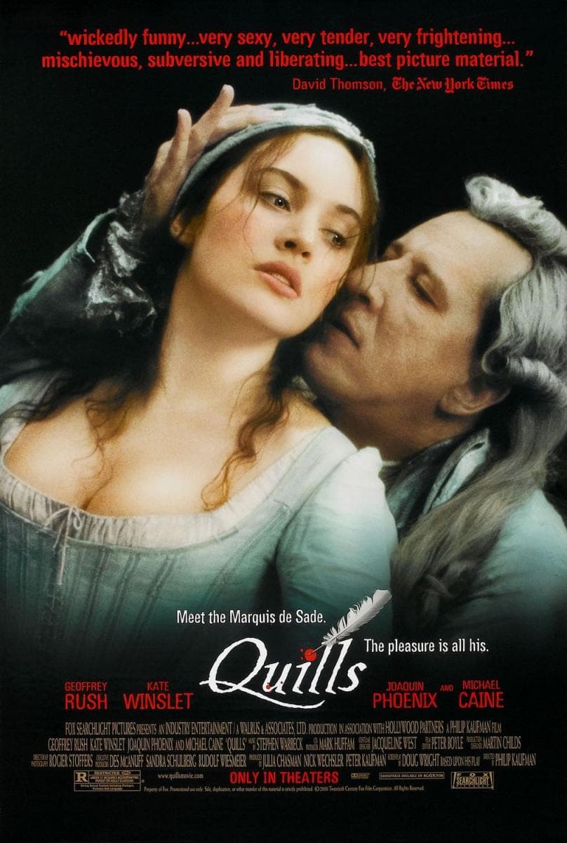 ดูหนังออนไลน์ฟรีเรื่อง Quills (2000) นิยายโลกีย์ กวีฉาวโลก (ซับไทย) ดูหนังออนไลน์ HD พากย์ไทย HD