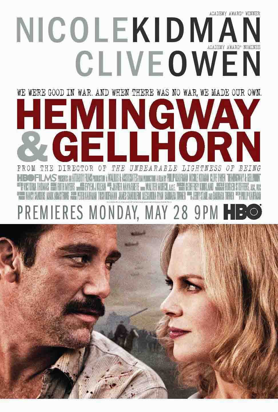 ดูหนังออนไลน์ฟรีเรื่อง Hemingway & Gellhorn (2012) เฮ็มมิงเวย์กับเกลฮอร์น จารึกรักกลางสมรภูมิ ดูหนังออนไลน์ HD พากย์ไทย HD