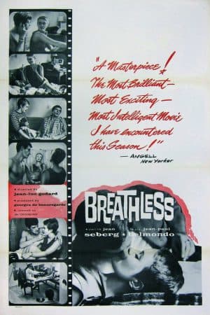 ดูหนังออนไลน์ฟรีเรื่อง Breathless (1960) ตัดแหลกแล้วแหกกฎ ดูหนังออนไลน์ HD พากย์ไทย HD