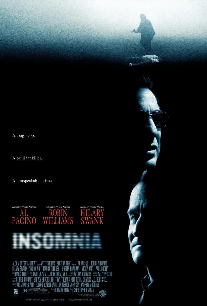 ดูหนังออนไลน์ฟรีเรื่อง Insomnia (2002) เกมเขย่าขั้วอำมหิต ดูหนังออนไลน์ HD พากย์ไทย HD